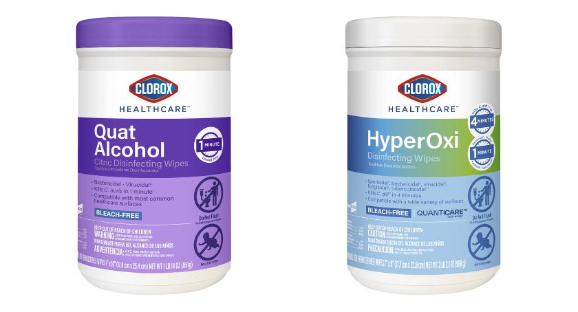Clorox Healthcare Introduces Disinfectant Wipes